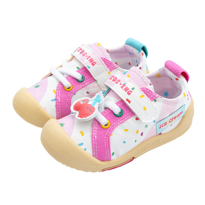 可迪星女宝宝帆布鞋春季新款