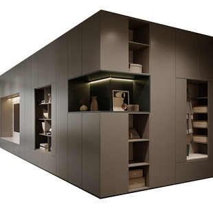 博洛尼极简现代客厅卧室卫浴高端品质全屋空间定制订金都市秘境