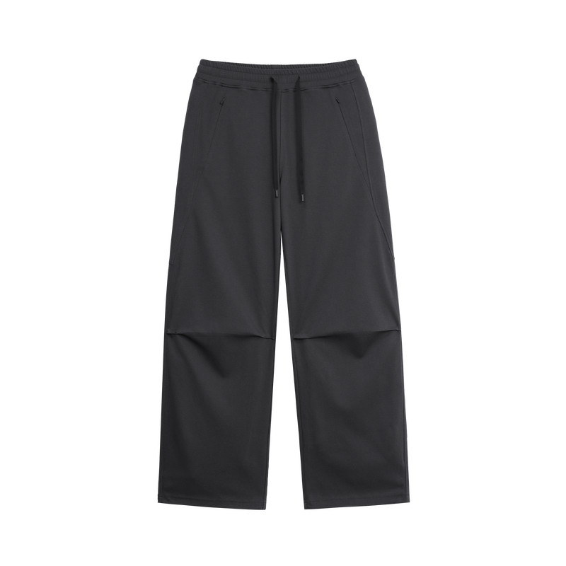 BODYDREAM时髦破晓灰卫裤男26新品膝围收褶运动休闲直筒/束脚裤