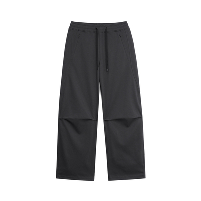 BODYDREAM时髦破晓灰卫裤男26新品膝围收褶运动休闲直筒/束脚裤