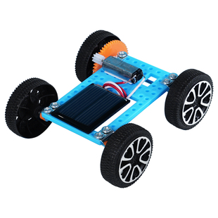太阳能小车迷你版新能源汽车科技小制作科学实验器材包教具劳作课