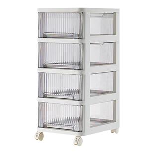 文具收纳柜桌面抽屉式储物柜办公室文件置物架学生桌下多层整理柜