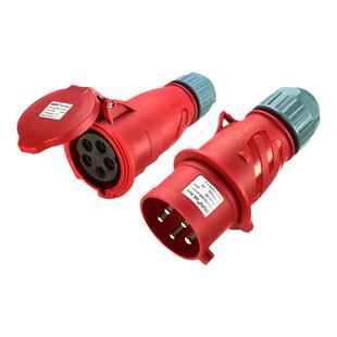 威浦TYPR285/235航空工业插头5芯电源插座16a明装32a防水公母磊福