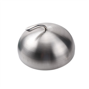 不锈钢牛排铁板盖加高锅盖铁板烧盖牛扒盖子圆形日韩料理烧烤盖子