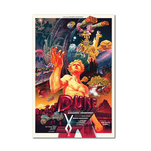 Dune沙丘电影海报大卫林奇太空歌剧科幻卧室艺术挂画客厅装饰画