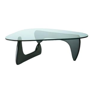 E2全球购正品|瑞士Vitra Coffee Table野口勇茶几客厅玻璃矮边几