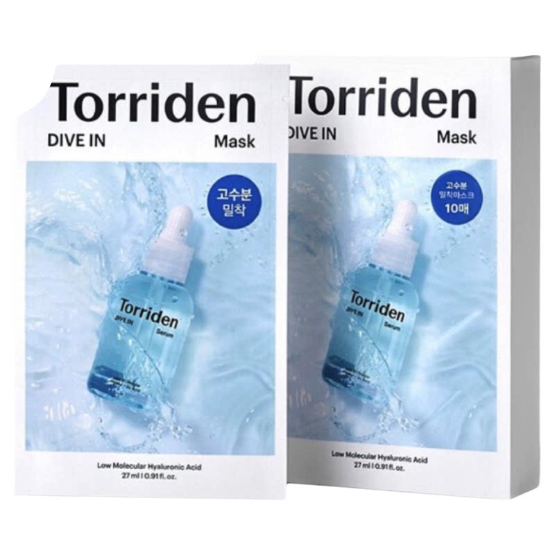 Torriden桃瑞丹玻尿酸面膜5D水润保湿分子积雪草舒缓精华护肤韩国