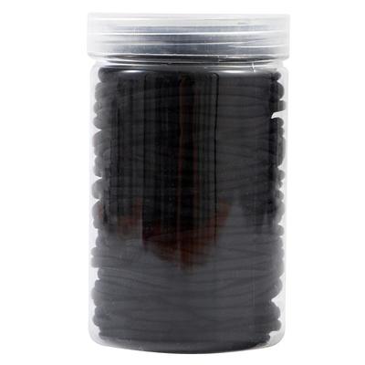 夏季韩国黑色细款不勒皮套女头绳