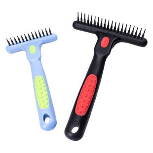 【自营】船记耙梳子猫狗大型宠物去废毛浮毛底绒神器T型钉梳T056