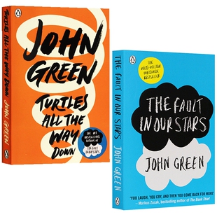 约翰格林爱情小说2本套装 英文原版小说 The Fault In Our Stars 无比美妙的痛苦 路上都是乌龟Turtles All the Way Down 全