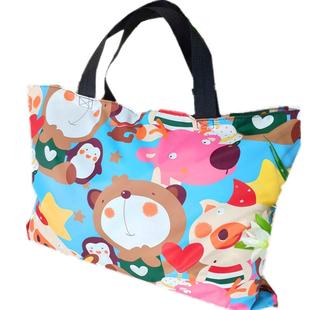 防水帆布被子幼儿园被褥收纳袋手提包儿童卡通装睡袋床垫棉被袋子