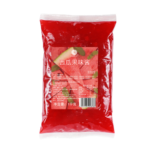 米雪公主袋装草莓果味酱1kg 蓝莓百香果果酱钵仔糕奶茶店专用原料