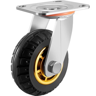 万向轮轮子重型橡胶静音脚轮3寸4寸5寸6寸8寸平板手推车拖车滑轮