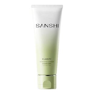 三式氨基酸洗面奶解忧糖脂洁面乳温和清洁清新保湿油皮官方正品