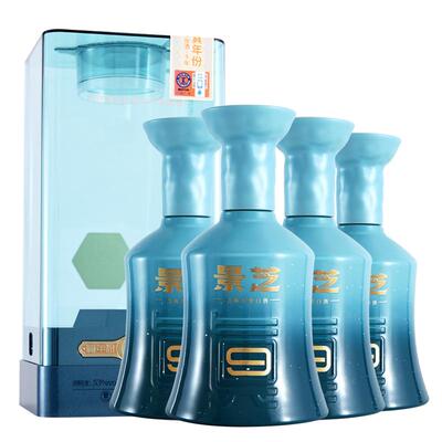 景芝500ml*4真9年53度芝香型白酒