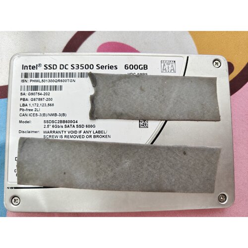 【议价-可维修】Intel SSD DC S3500 600GB，2.5寸 /二手均有货