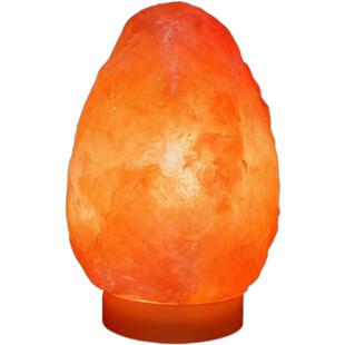 天然喜马拉雅山盐灯小台灯摆件海盐灯家用红色长明灯卫生间矿岩盐
