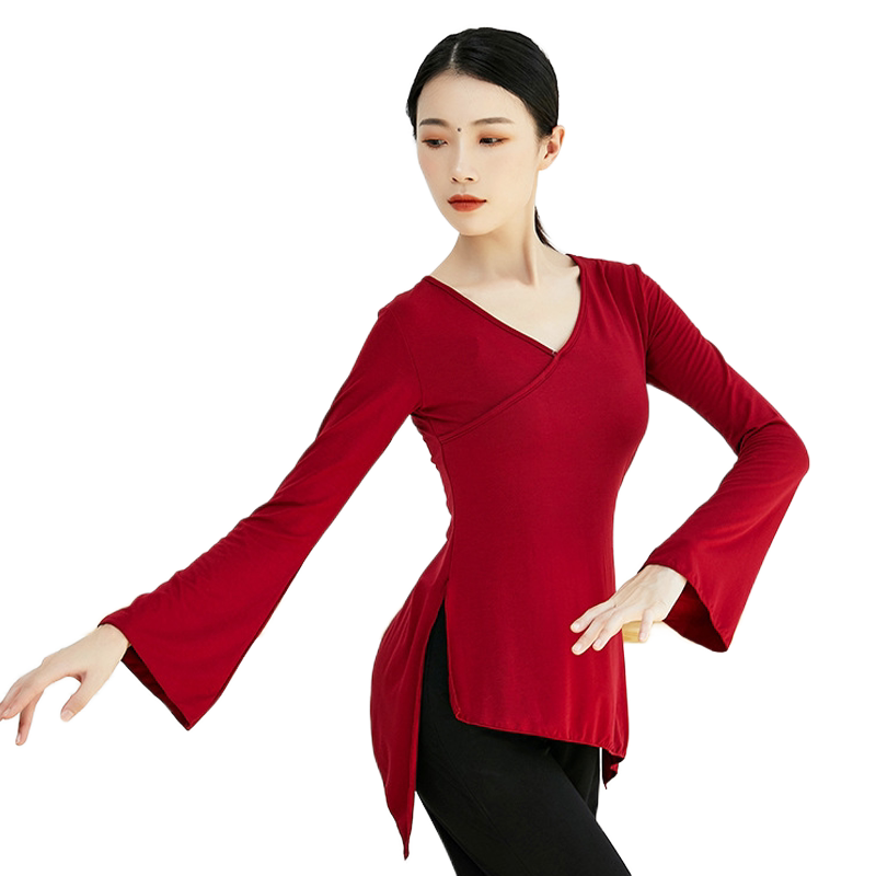 舞蹈服古典舞练功服女形体服上衣