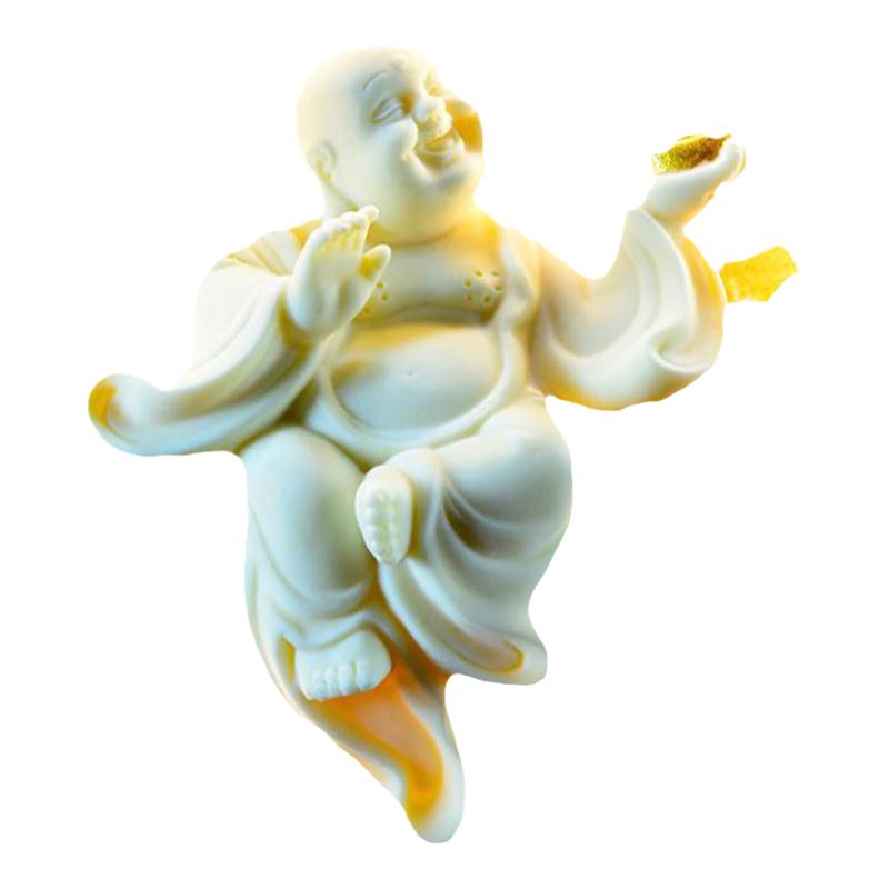 中式祝福招财弥勒笑佛茶室摆件