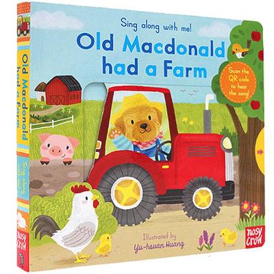 英文原版 Sing Along with Me Old Macdonald Had a Farm 童谣机关操作书 老麦克唐纳有一个农场 纸板书 幼儿启蒙读本