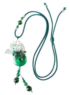 玛瑙玉石玛瑙圆珠女原创设计古风