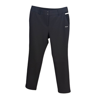 女士高尔夫服装加绒裤子2025秋冬休闲运动百搭长裤标志高腰女裤