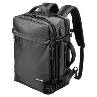 日本山业SANWA双肩电脑包大容量商务背包旅行学生双肩包通勤男生