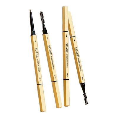 根根分明小金筷眉笔三角极细头自然防水防汗不易晕染不易脱色学生