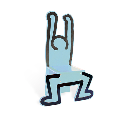 Vilac凯斯哈林联名人形椅潮流摆件换鞋凳木制小椅子【官方正品】