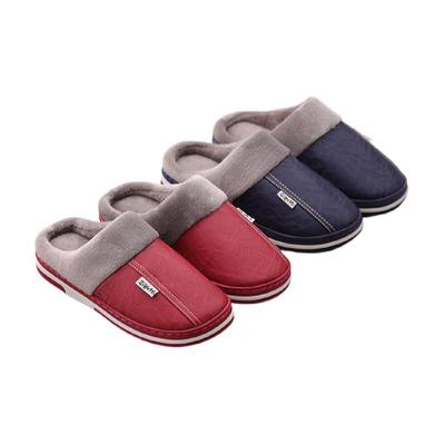 情侣棉拖鞋依家庭可防水防滑