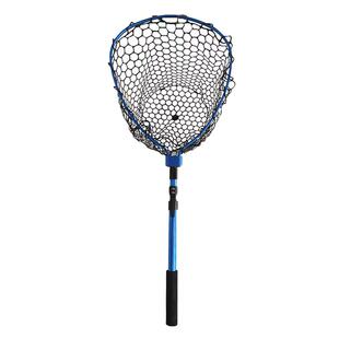 路亚抄网折叠式铝合金伸缩硅胶抄网兜大物便携抄网溪流抄鱼网渔具