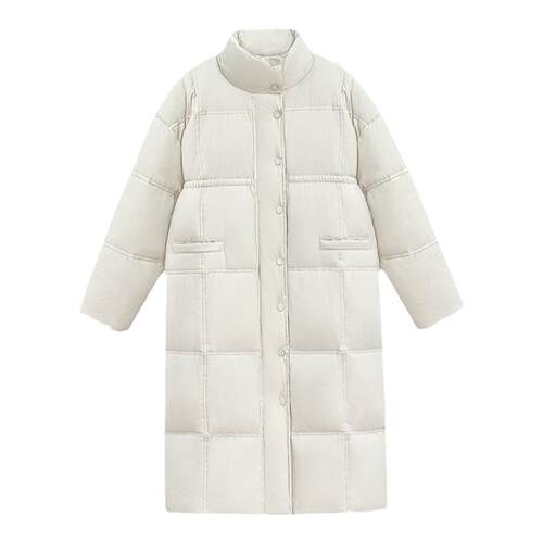 90白鸭绒过膝羽绒服女加厚2026冬季新款洋气减龄藏肉显瘦保暖外套