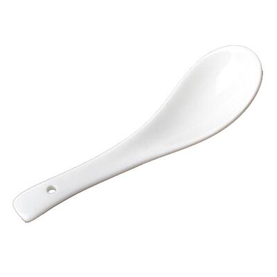 6只骨瓷小汤勺光滑易洁高档精致