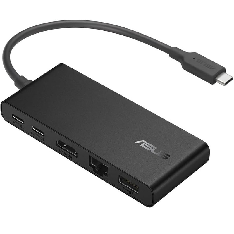 ASUS华硕DC201 Dual双4K USB-C DOCK 五合一扩充底座Type-C集线器