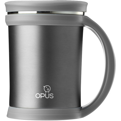 opus办公室带盖手柄刻字保温杯