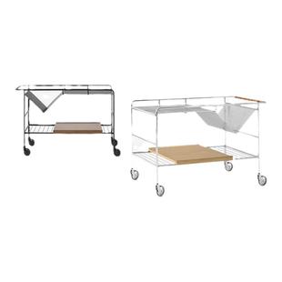 & Tradition Alima NDS1系列储物收纳手推车餐边柜推车边几