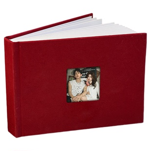 周年纪念拍立得相册情侣恋爱记录影集可写字插页式相簿5寸6寸2宫格照片相纸明星小卡收纳diy卡册大头贴收集册