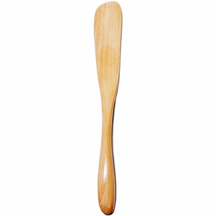 简约黄油刀木质奶酪刀 家用面包涂果酱沙拉刀抹刀 实木餐具奶油刀