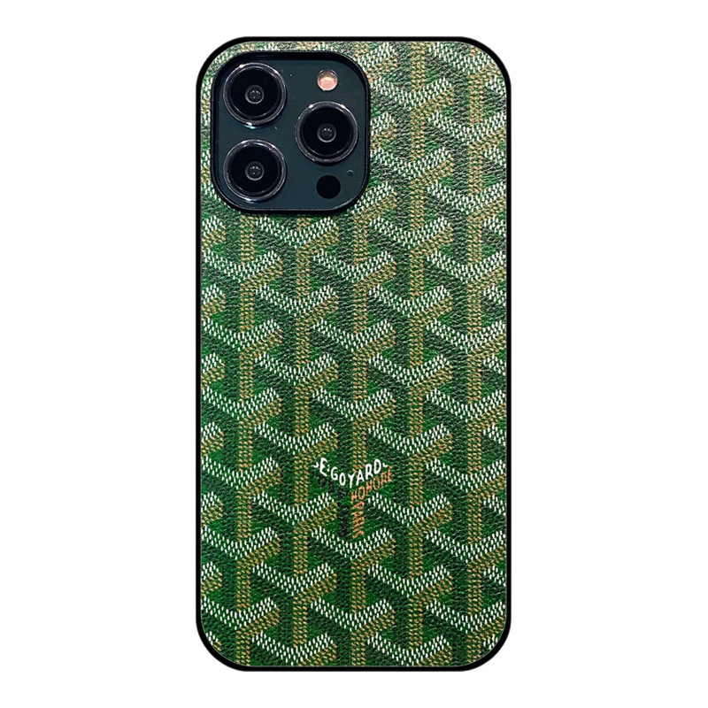 巴黎狗牙经典老花适用苹果14/13/15pro斜跨手机壳16promax防摔iPhone15promax全包保护套12p