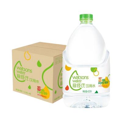 屈臣氏蒸馏水4.5L*4瓶整箱