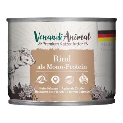 6罐德国Venandi主食猫咪罐头VA罐99%纯肉湿粮无谷低敏成幼猫200g