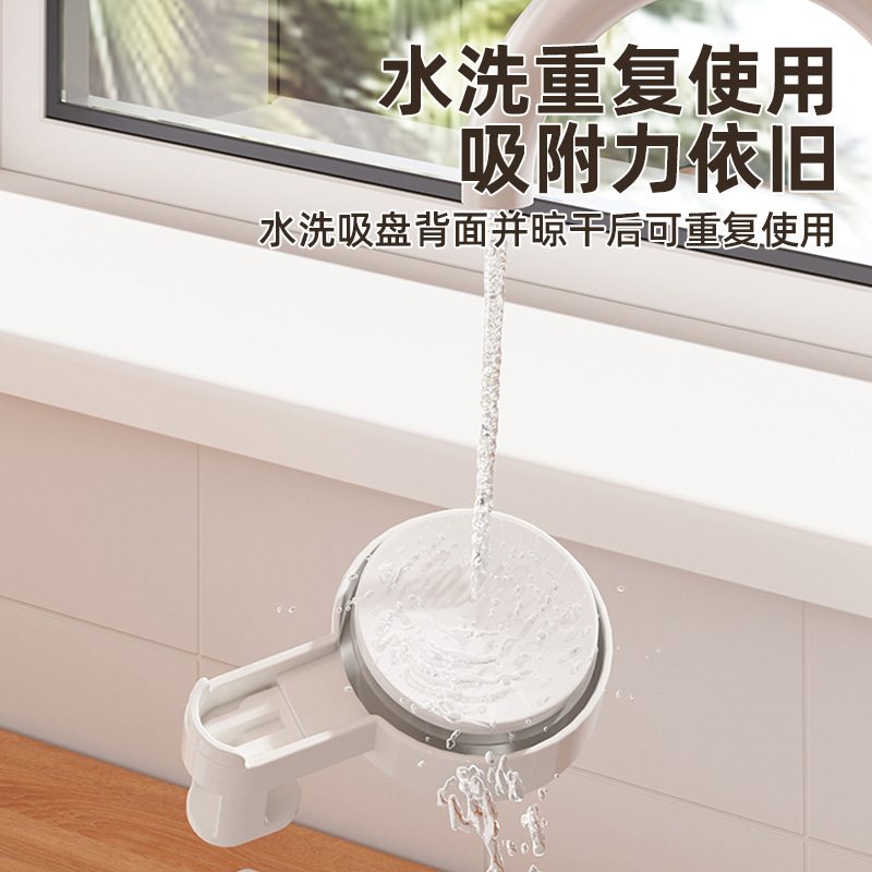 东方亮洁卫生间毛巾架保鲜膜收纳架厨房整理抹布架免打孔卷纸架