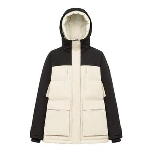 波司登奥莱冬季短款连帽羽绒服男女同款连帽工装加厚情侣防风保暖