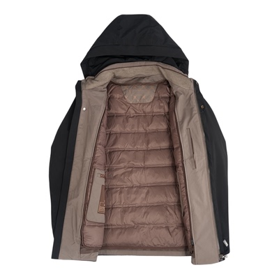 奥古利男士可拆卸鹅绒内胆羽绒服
