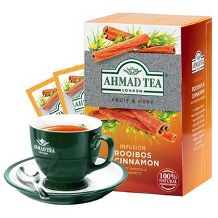 AHAMD TEA亚曼茶进口茶叶南非路易波士肉桂代用茶1.5g*20包袋泡茶