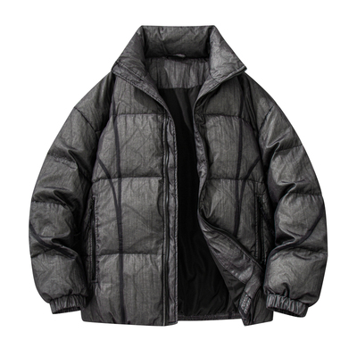 IDLEIDOL立领短款羽绒服男冬季