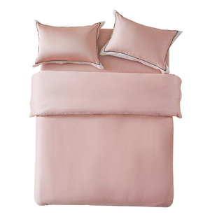 拉芙菲尔&F7100支长绒棉床上四件套纯棉全棉套件贡缎高级床单被套