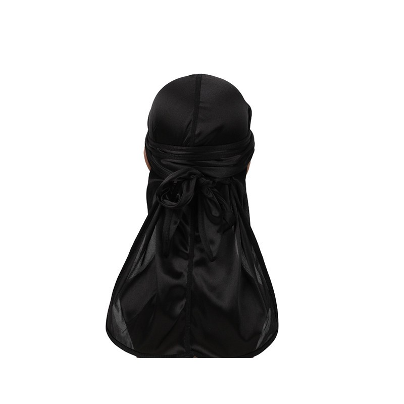 Silky durag 丝绸基础经典款街头嘻哈说唱街舞hiphop黑人长尾头巾