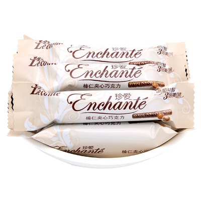 金帝珍爱榛仁夹心鸡蛋卷巧克力棒