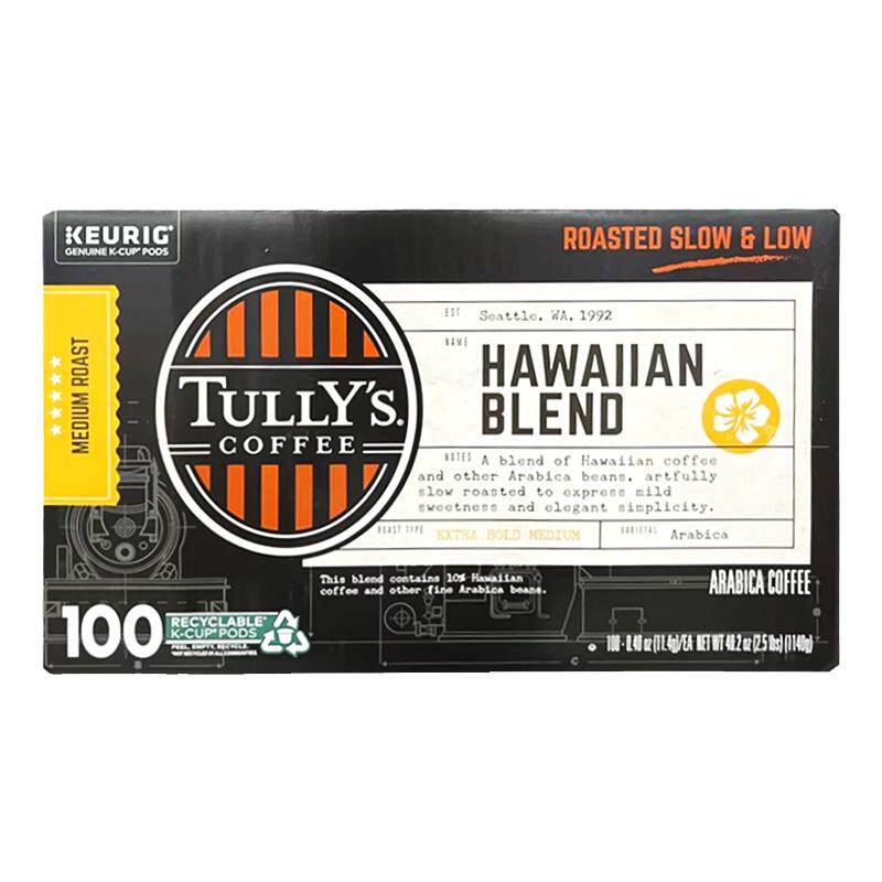 TULLY'S夏威夷混合胶囊咖啡80杯
